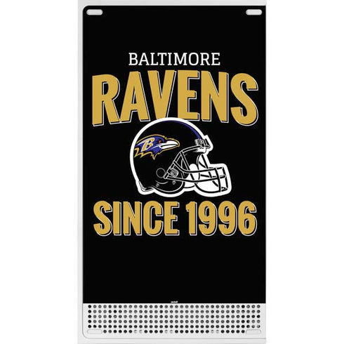 NFL Baltimore Ravens Helmet Xbox Series S Console Skin